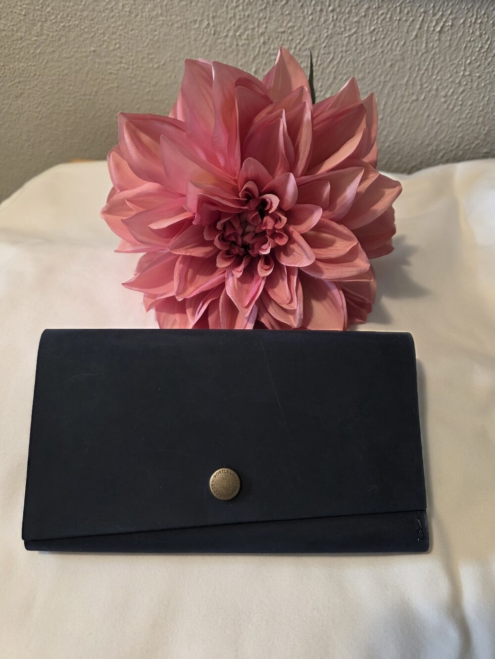 Portland Leather Blue Rancher Wallet - Picture 2 of 8